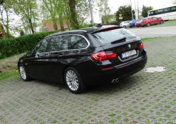 BMW Seria 5 cena 56900 przebieg: 278000, rok produkcji 2014 z Koszalin małe 596